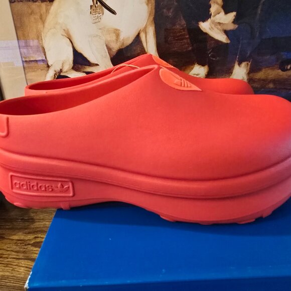 Adidas Adifom Stan Smith Mule Womens Sz 10 Valentines Day Platform Shoes JH7280 - Picture 7 of 13